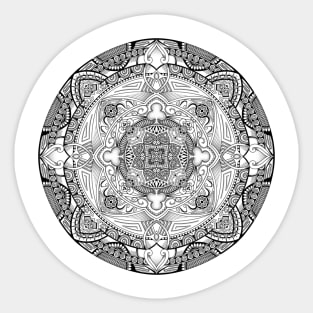 Abstract Mandala Sticker